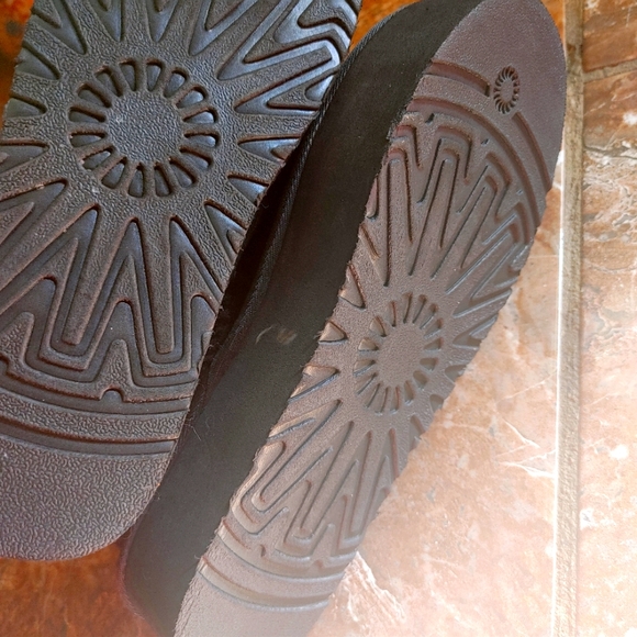 NWOT Platform Black Shoes/Slippers Size 9 - Picture 6 of 6